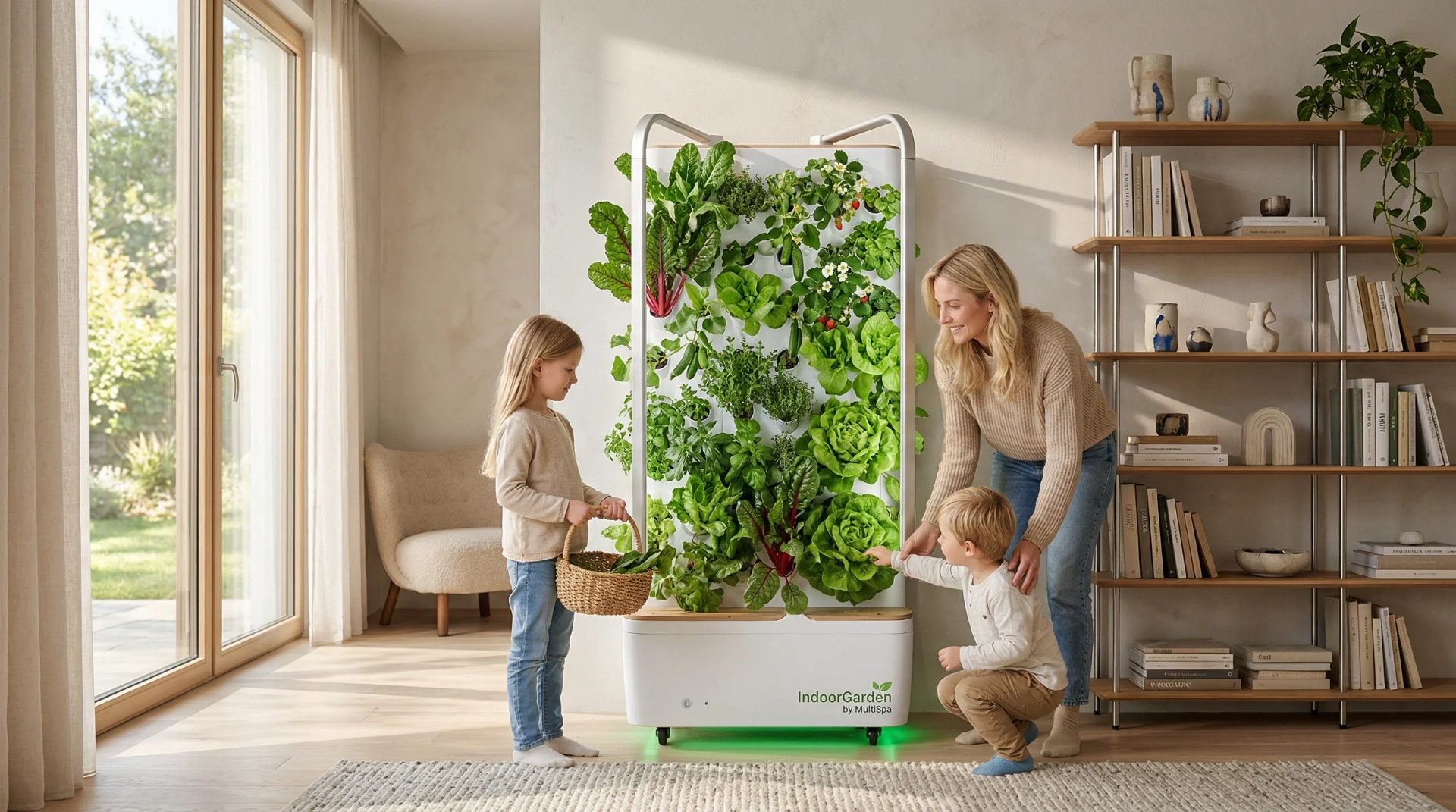 Familie am IndoorGarden